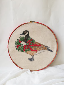 Christmas Goose Crosstitch