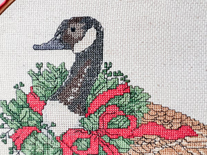 Christmas Goose Crosstitch