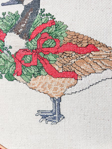 Christmas Goose Crosstitch