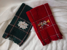 Load image into Gallery viewer, Christmas Needlepoint Hand Towels
