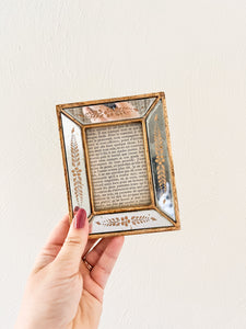 Little Brass and Mirror Frame