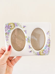 Double Floral Frame