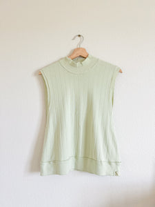 Free People Pale Green Mockneck - Size S