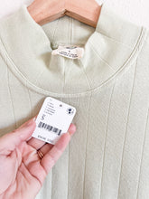 Load image into Gallery viewer, Free People Pale Green Mockneck - Size S
