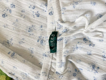 Load image into Gallery viewer, Ralph Lauren Blue and White Pajama Set - Size M
