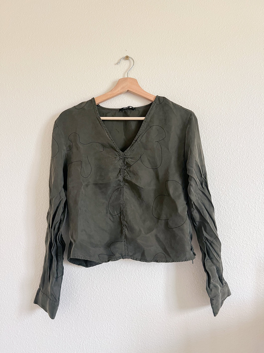 Madewell Ruched Front Top - Size 10