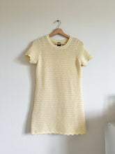 Load image into Gallery viewer, Gap NWT Yellow Crochet Mini Dress - Size SP
