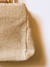 Load image into Gallery viewer, Straw and Bamboo Fossil Purse
