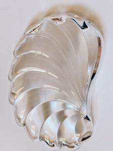 Clear Glass Shell Platter