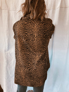 Leopard Print Jacket - Size XL