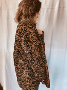 Leopard Print Jacket - Size XL