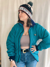 Load image into Gallery viewer, Teal 1990s L.L. Bean Coat - Size Medium
