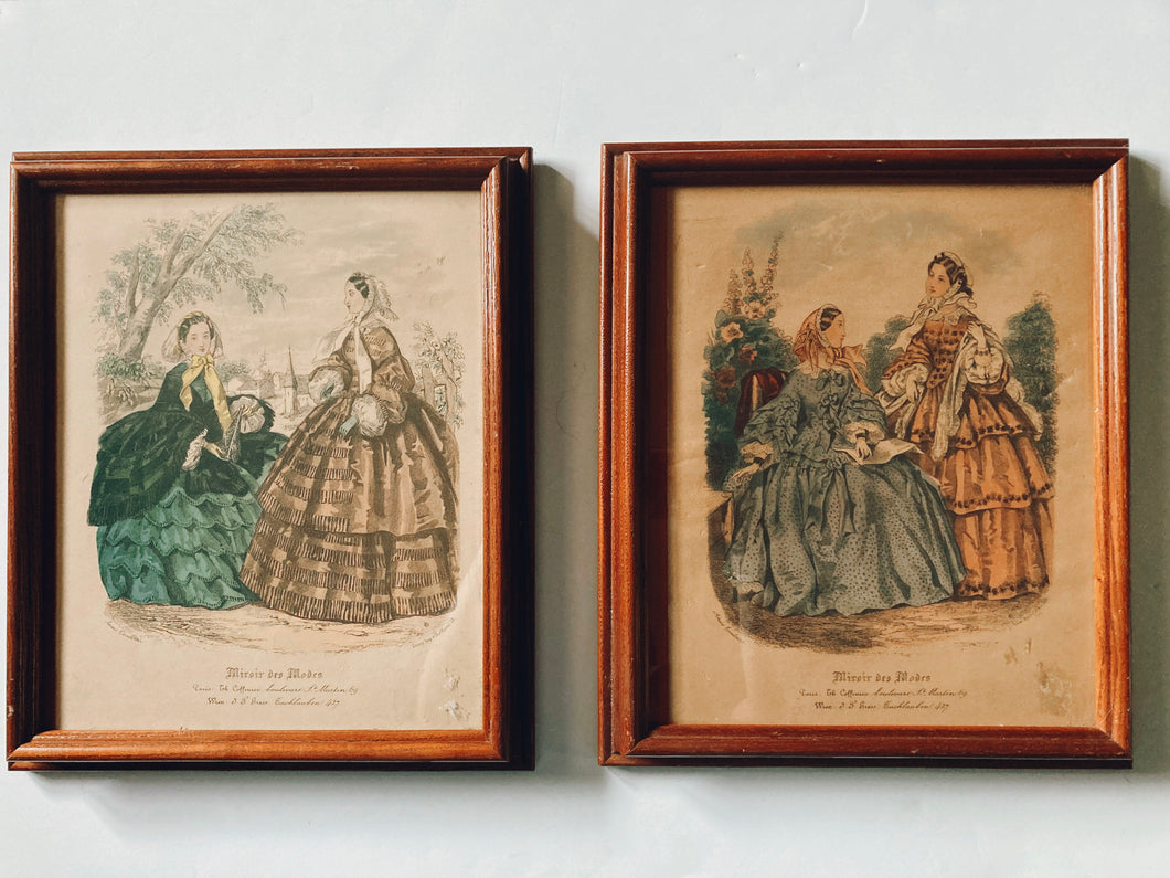 Framed Fashion Plates