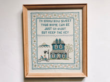 Load image into Gallery viewer, Home Sweet Home Cross Stitch
