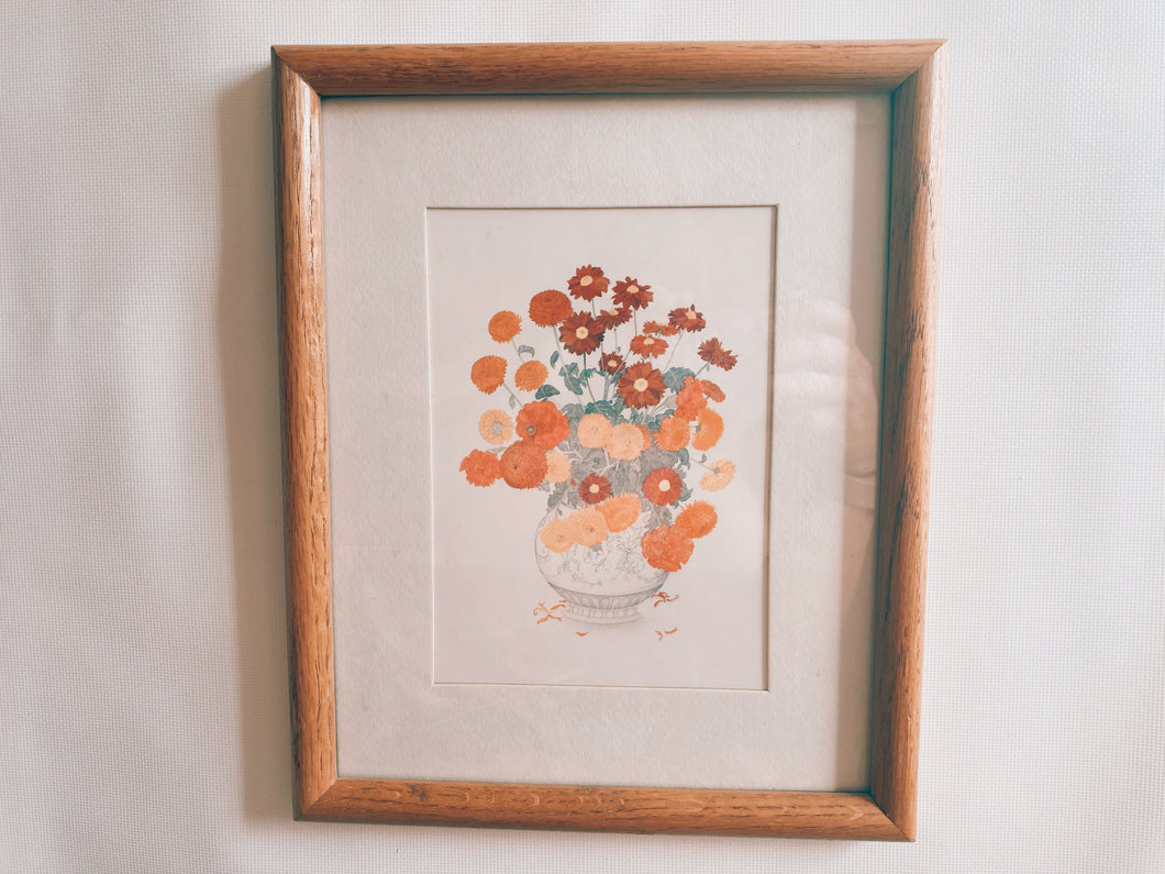 Framed Floral Print