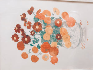 Framed Floral Print