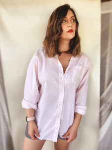 Pale Pink Button Up - Size 14