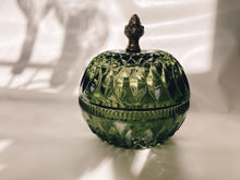 Load image into Gallery viewer, Green Glass Candy Dish
