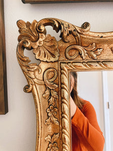 Large Ornate Gold Mirror