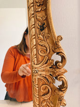 Load image into Gallery viewer, Large Ornate Gold Mirror
