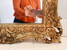 Load image into Gallery viewer, Large Ornate Gold Mirror
