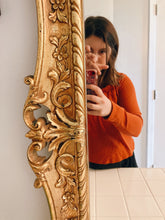 Load image into Gallery viewer, Large Ornate Gold Mirror
