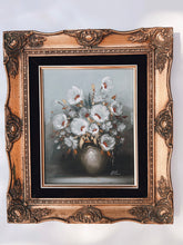 Load image into Gallery viewer, Floral Painting in Ornate Frame
