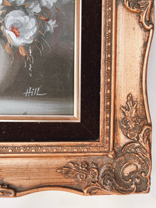 Floral Painting in Ornate Frame