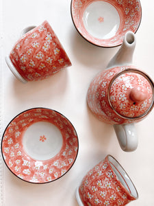 Cherry Blossom Tea Set for Two