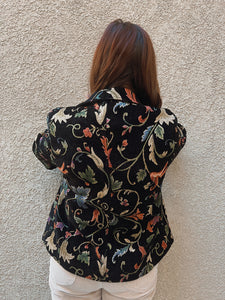 Floral Carpet Blazer - Size 10