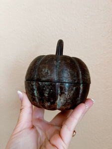 Vintage Metal Pumpkin