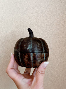 Vintage Metal Pumpkin