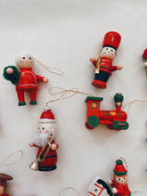 Load image into Gallery viewer, Set of 24 Wooden Christmas Ornaments
