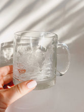 Load image into Gallery viewer, Pair of Glass Christmas Mugs
