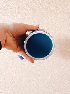 Blue and White Seashell Mug