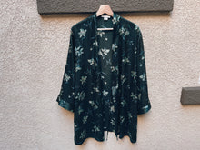 Load image into Gallery viewer, Green Floral Robe - Size S
