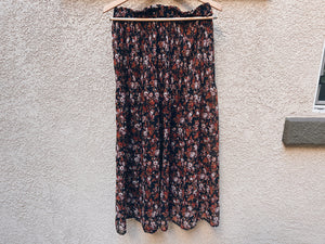 Sheer Floral Maxi Skirt - Size M