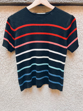 Load image into Gallery viewer, Ribbed Rainbow Top - Size XL
