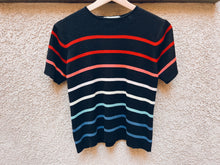 Load image into Gallery viewer, Ribbed Rainbow Top - Size XL
