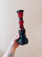 Load image into Gallery viewer, Red Perfume Bottle/Candle Holder
