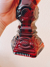 Load image into Gallery viewer, Red Perfume Bottle/Candle Holder
