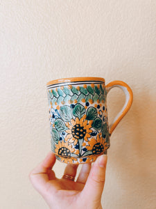 Hand Painted Sunflower Mug