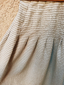 Plaid Midi Skirt - Size 10