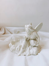 Load image into Gallery viewer, Porcelain Fairy Tea Candle Holder
