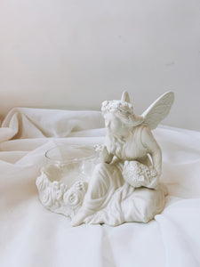 Porcelain Fairy Tea Candle Holder