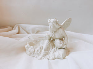 Porcelain Fairy Tea Candle Holder