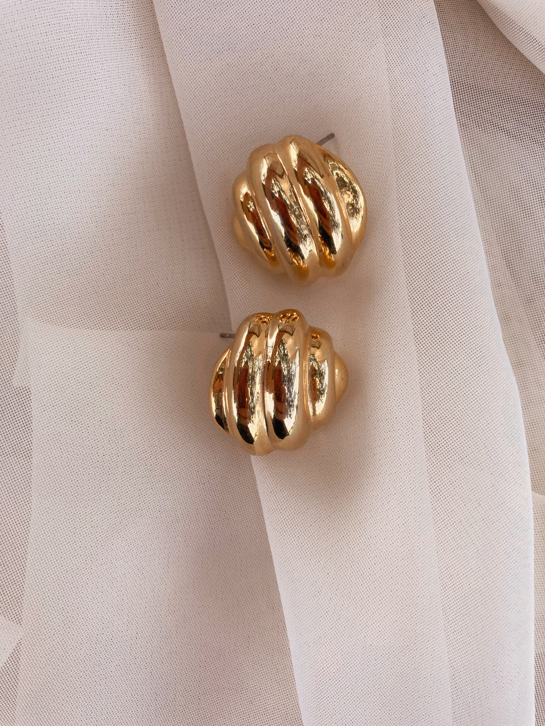 80s Gold Earrings