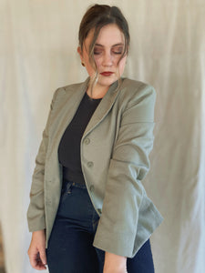 Sage Green Blazer - Size 6P