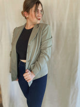 Load image into Gallery viewer, Sage Green Blazer - Size 6P
