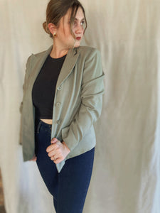 Sage Green Blazer - Size 6P